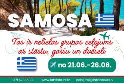Grieķijas zaļā pērle Jāņu brīvdienās Latvia Tours
